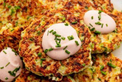 Thumbnail for High Protein Chicken + Zucchini Fritters