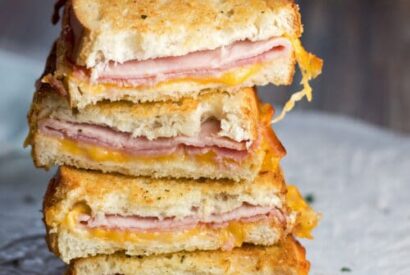 Thumbnail for Air Fryer Grilled Ham and Cheese